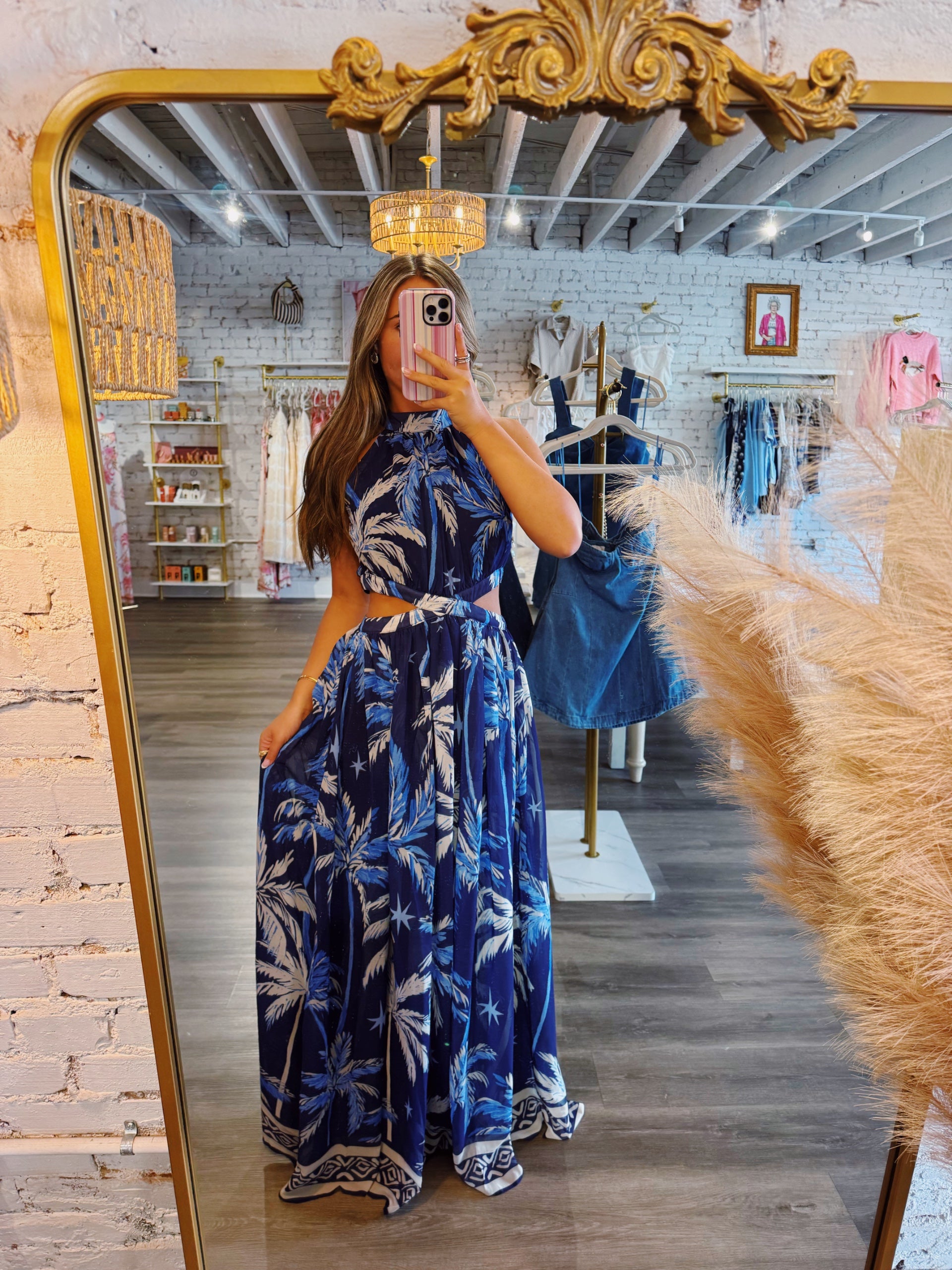 maxi dress sale FINAL Viscose% Gaudria Floral Maxi Dress -